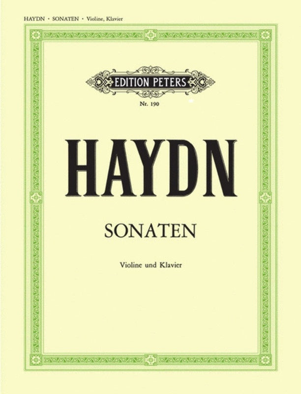 Sonatas 8 Ed Hollander Violin Piano (Softcover Book)