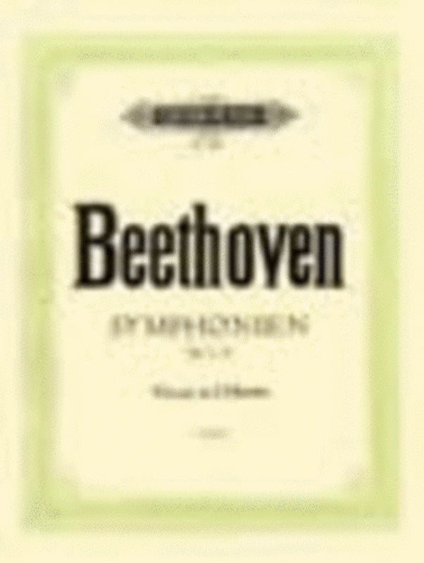 Beethoven - Symphonies Nos 1-5 Piano Arr Singer (Softcover Book)