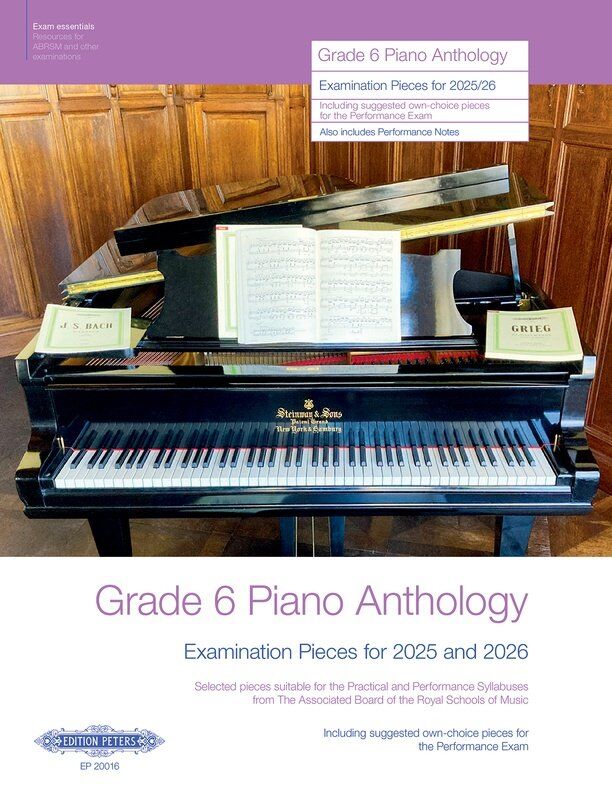 Grade 6 Piano Anthology ABRSM Examination Pieces 2025-2026