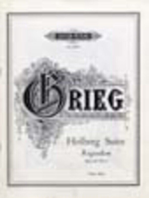 Rigaudon from Holberg Suite Op. 40 for Piano Solo by Edvard Grieg - Edition Peters