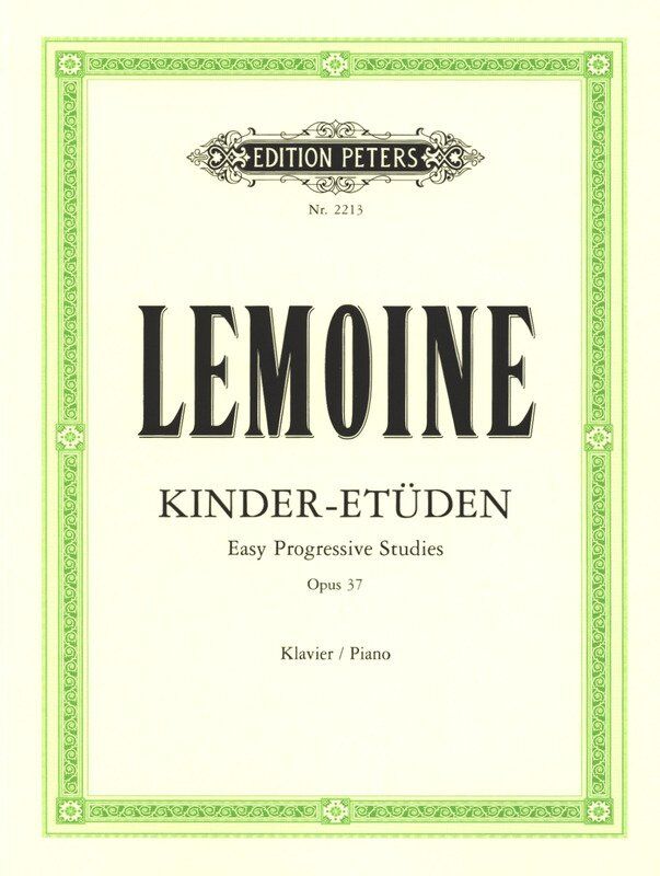 Lemoine - Etudes Enfantines Op 37 Easy Progressive Studies for Piano Solo