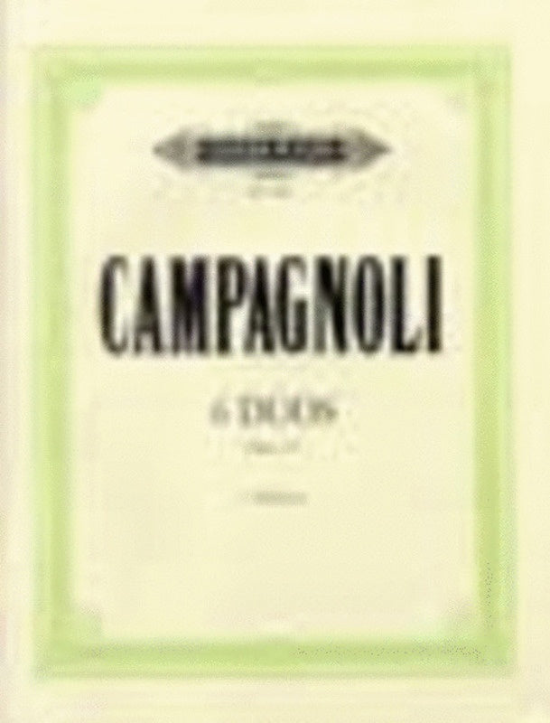 Progressive Duets 6 Op 14 2Violin (Softcover Book)