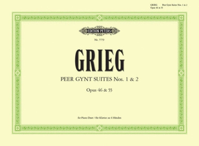Peer Gynt Suite No 2 Op 55 Ed Ruthardt (Softcover Book)