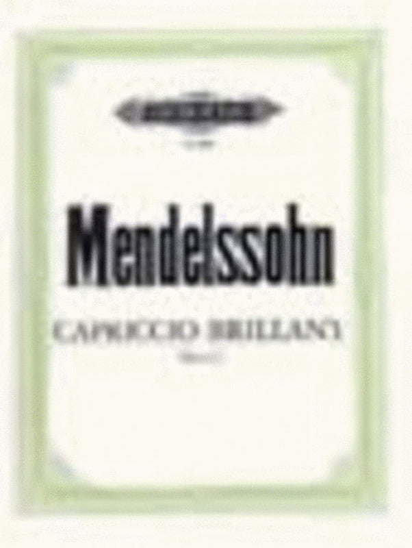 Capriccio Brillante Op 22 B Min 2 Piano 4 Hand (Softcover Book)