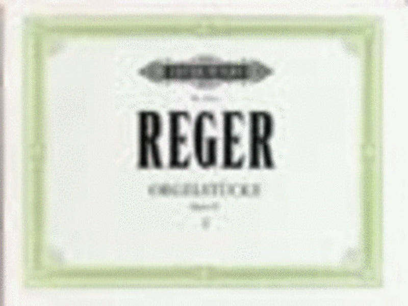 Reger - Organ Pieces Op 65 Vol 1 (Softcover Book)