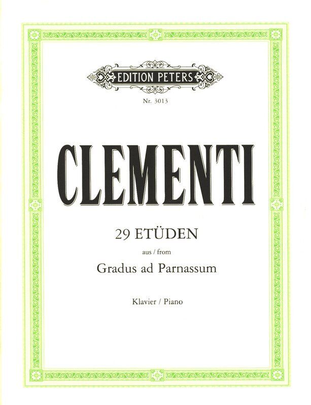 Clementi - 29 Etudes from Gradus ad Parnassum for Piano Solo
