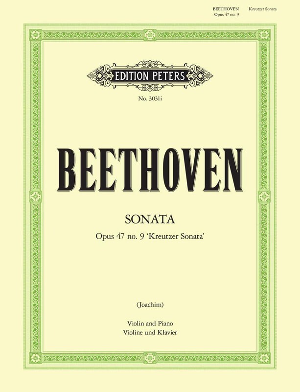Sonata Op 47 No 9 A Min (Softcover Book)
