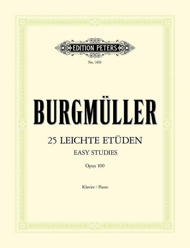 Burgmuller - 25 Easy & Progressive Studies Op. 100 for Piano Solo