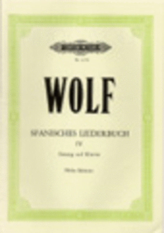 Spanisches Liederbuch Book 4 High Ger/Eng (Softcover Book)