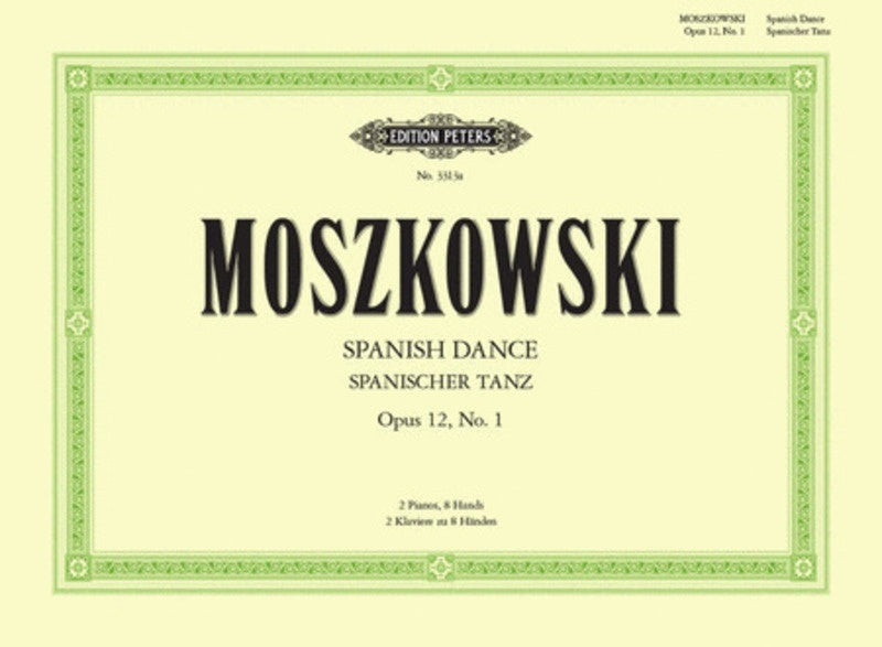 Spanish Dance Op 12 No 1 2 Piano 8 Hand (Softcover Book)
