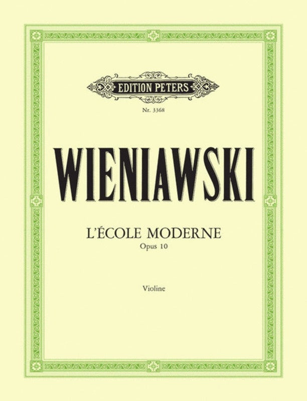 Ecole Moderne Etudes Caprices Op 10 (Softcover Book)