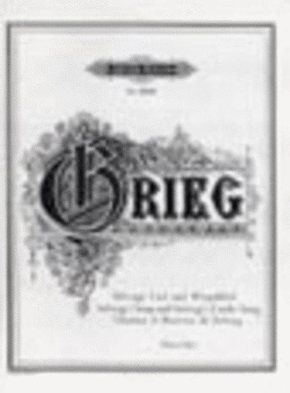 Solveigs Song Op 55 No 4 And Cradle Song (Softcover Book)
