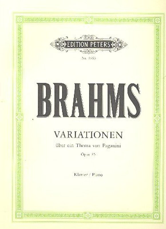 Variations On A Theme Of Paganini Op 35 Comp (Softcover Book)