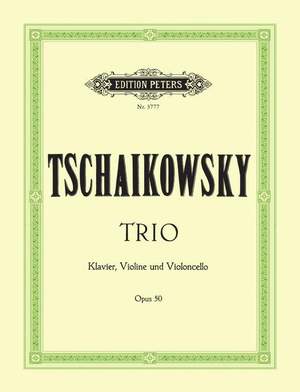 Trio A Min Op 50 Violin Vc Piano (Music Score/Parts) Book