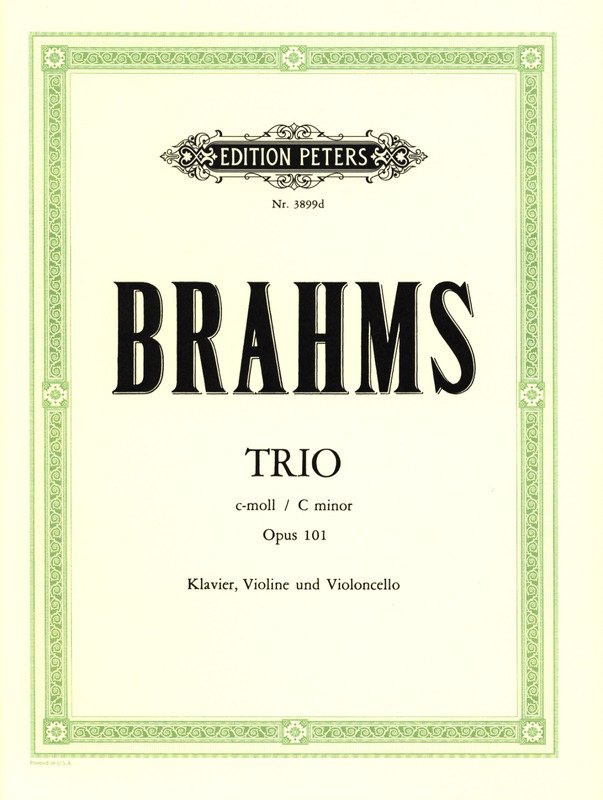 Brahms: Piano Trio No. 4 in C Minor, Op. 101 — Piano Trio (Edition Peters)