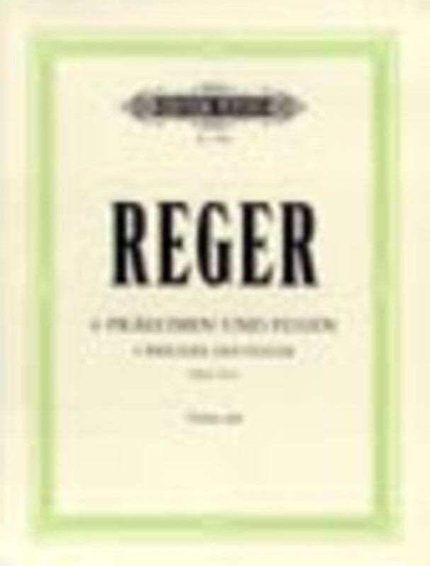 Preludes And Fugues 6 Op 131A (Softcover Book)