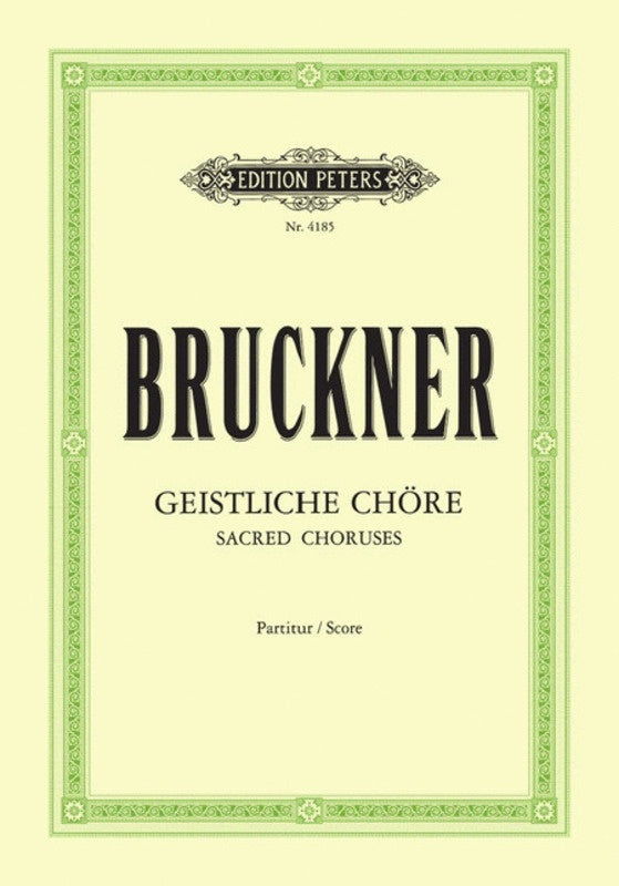 Geistliche Choere (Softcover Book)