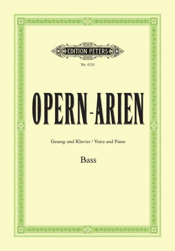 Opera Arias for Bass (Edition Peters)