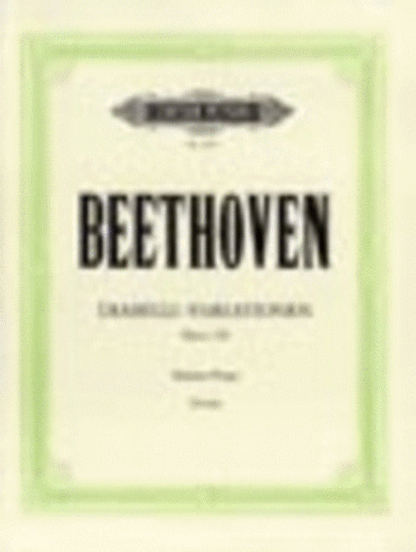 Variations On A Waltz By Diabelli 33 Op 120 (Softcover Book)