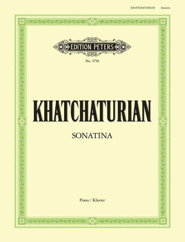 Khachaturian Sonatina in C for Solo Piano - Edition Peters