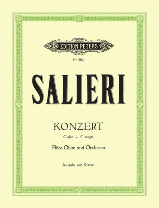 Concerto C Flute Oboe Piano (Music Score/Parts) Book