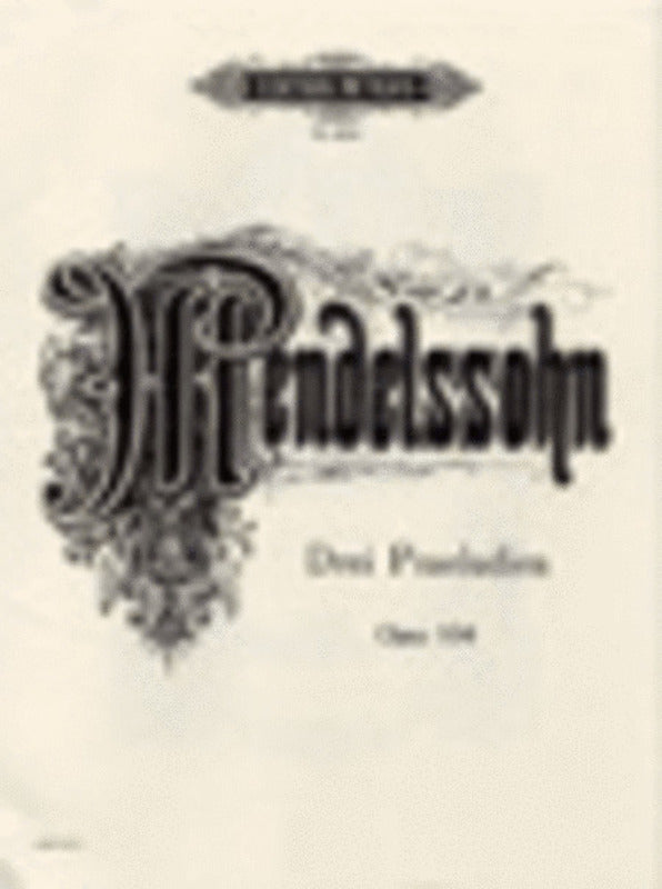 Preludes 3 Op 104A (Softcover Book)