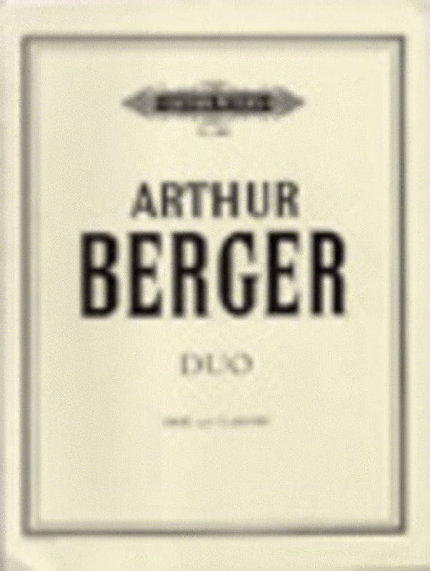 Duo Oboe clarinet (Softcover Book)