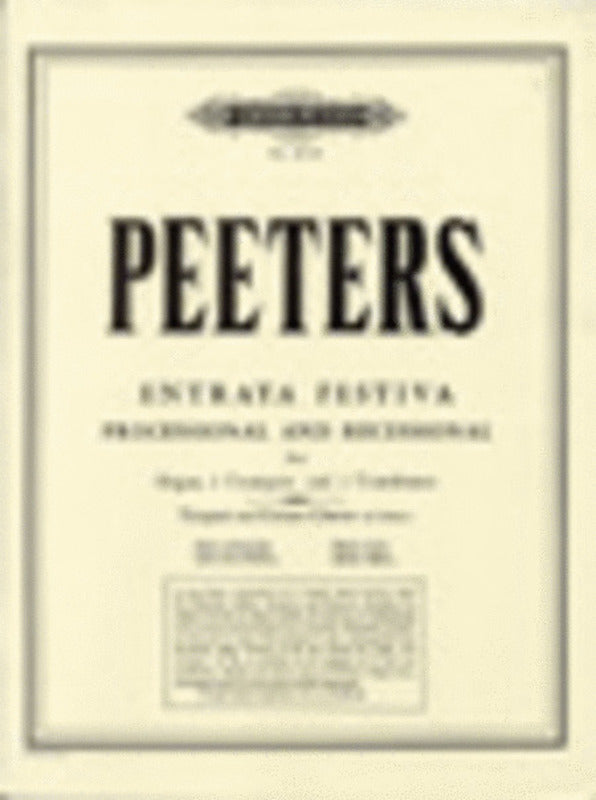Entrata Festiva Op 93 Po 2Trumpet 2Trombone Timp Score/Parts (Softcover Book)