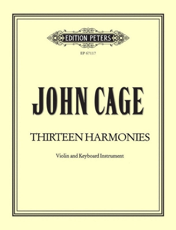 Harmonies 13 Violin Piano (Softcover Book)