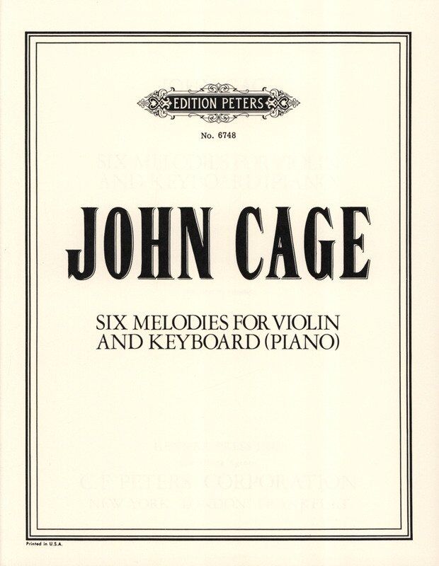Cage - Perpetual Tango for Piano by John Cage, Edition Peters, 4 Pages