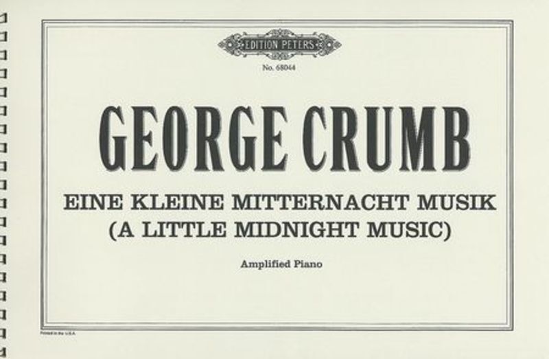 Eine Kleine Mitternach T Music (Amplified Piano) (Softcover Book)