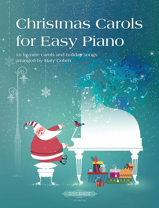 Christmas Carols for Easy Piano by Mary Cohen - 16 Songs - EP68720