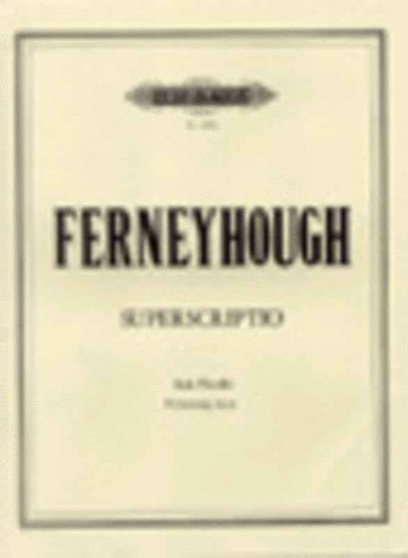 Superscriptio Piccolo Solo Performing Score (Softcover Book)
