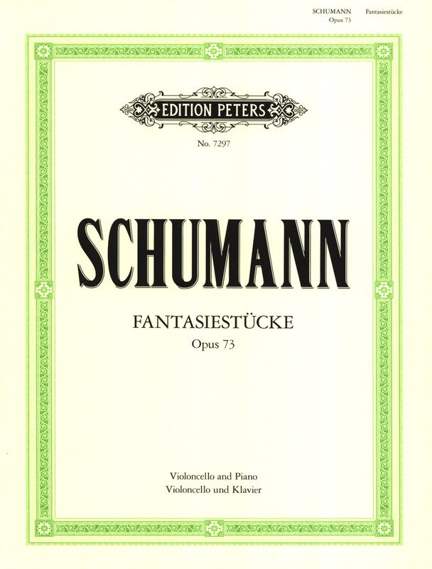 Schumann - Fantasy Pieces Op 73 Cello/Piano (Edition Peters)