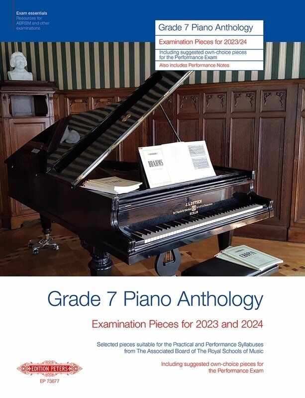 Grade 7 Piano ABRSM Anthology Exam Pieces 2023-2024 by Edition Peters