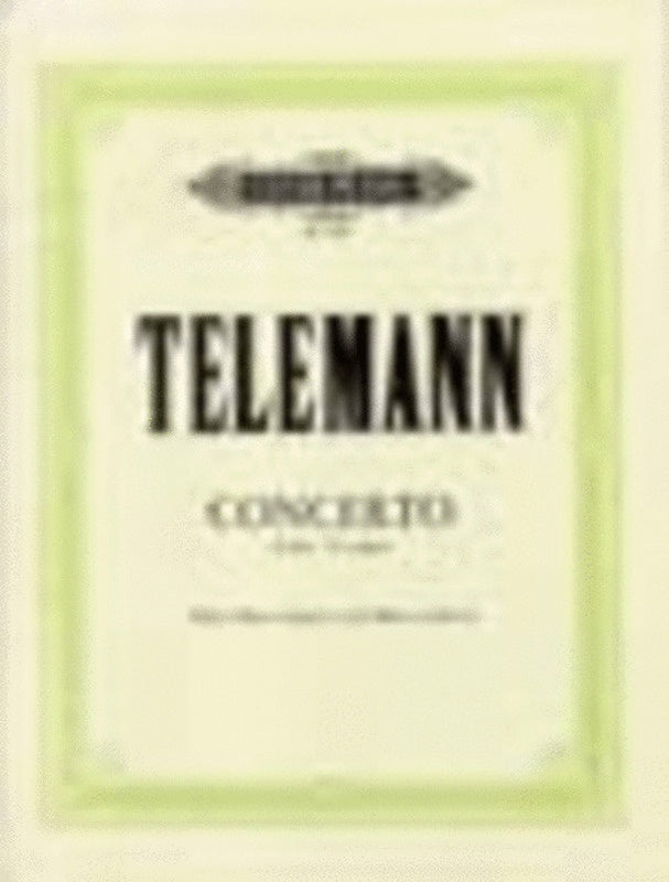 Concerto G Flute Oboe Damore Harpsichord Score/Parts Book
