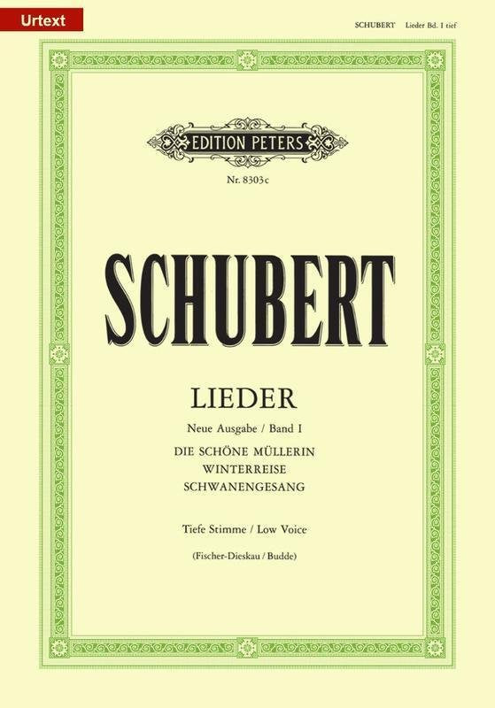Schubert: Songs, Vol. 1 — Low Voice (Edition Peters)