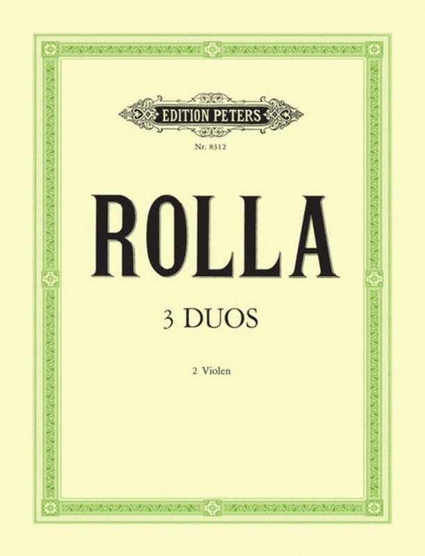 Duos 3 Viola Solo (Softcover Book)