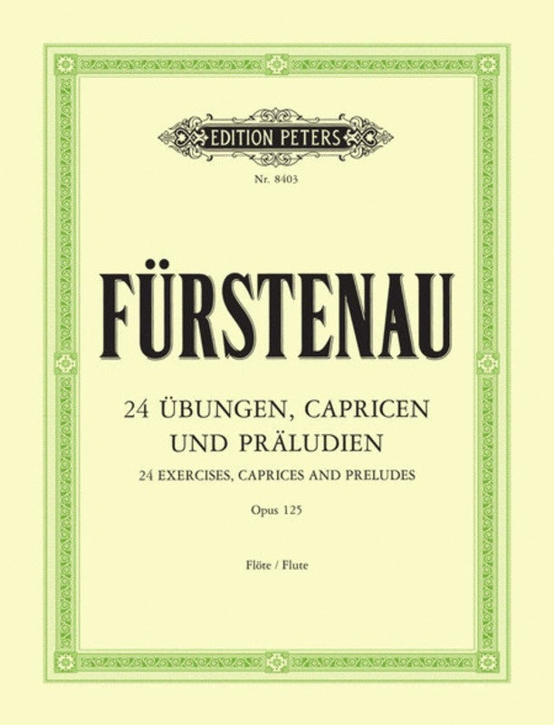 Exercises 24 Caprices And Preludes Op 125 (Softcover Book)