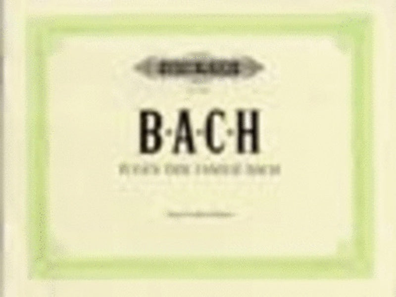 Fugues Of The Bach Family (Softcover Book)