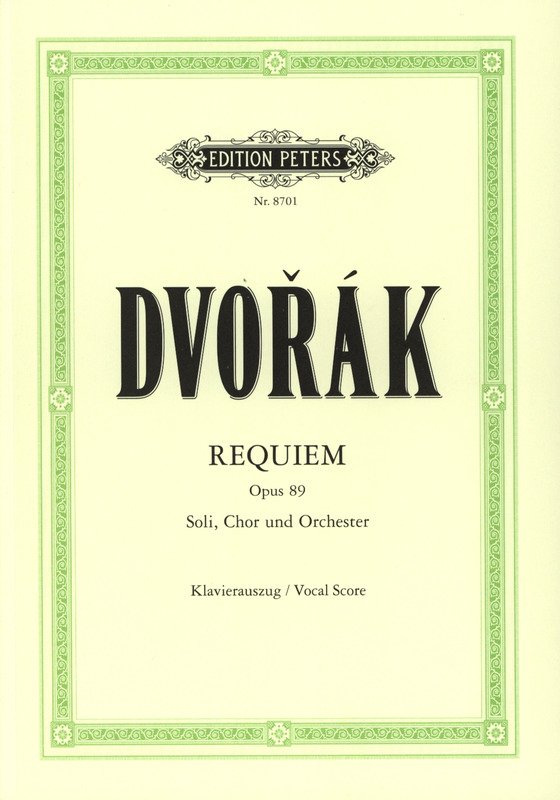 Dvorak: Requiem — Vocal Score (Edition Peters)