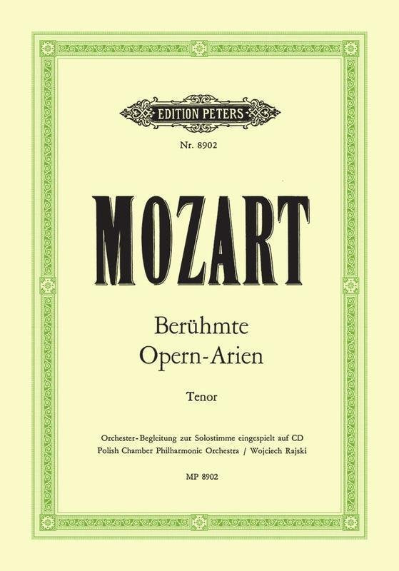 Mozart: Famous Opera Arias for Tenor (Edition Peters)