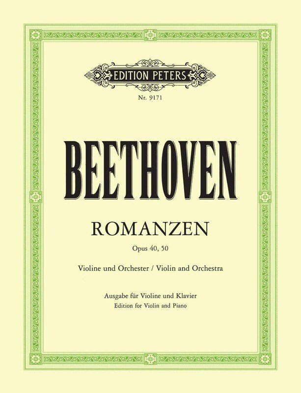 Beethoven - 2 Romances Op. 40 G & Op. 50 F for Violin and Piano, Edited by David Oistrakh