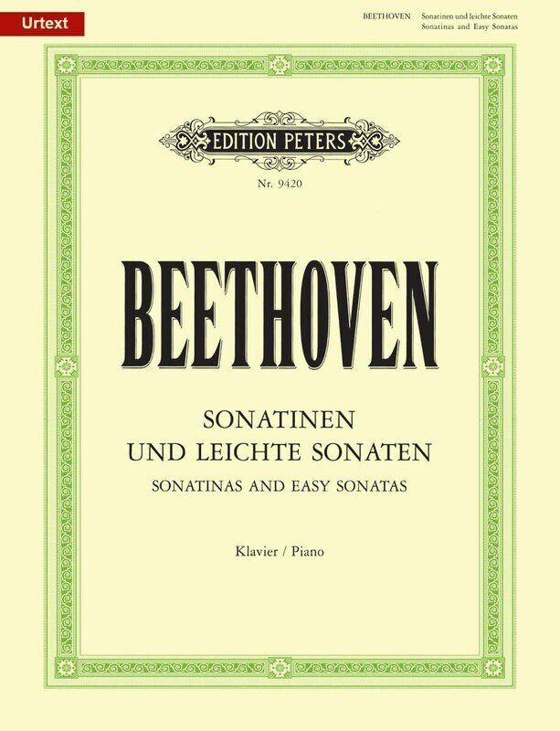 Sonatinas and Easy Sonatas for Piano Solo by Ludwig van Beethoven, Edition Peters