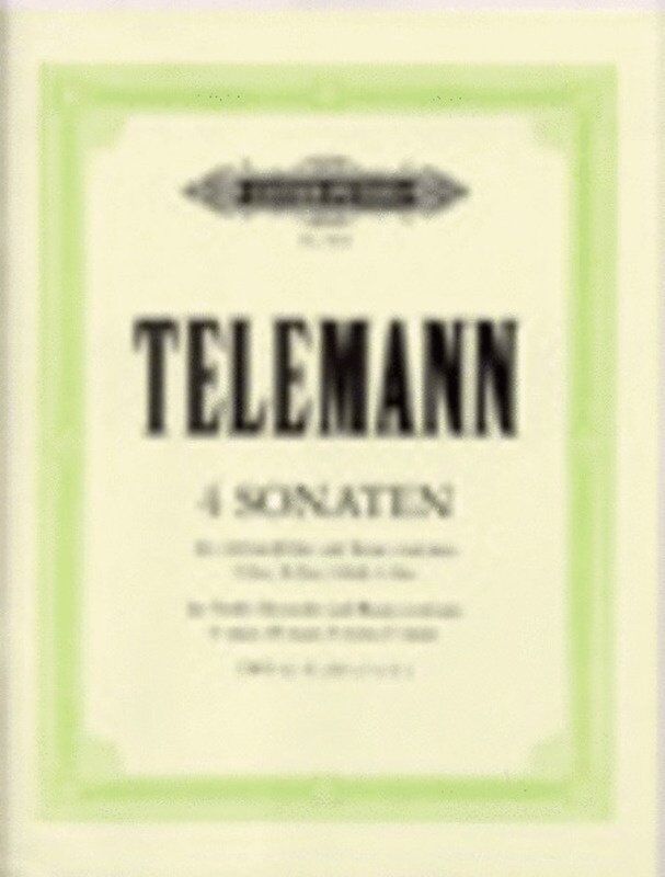 Telemann - 4 Sonatas for Recorder and Piano in F Major, B Flat Major, F Minor, C Major