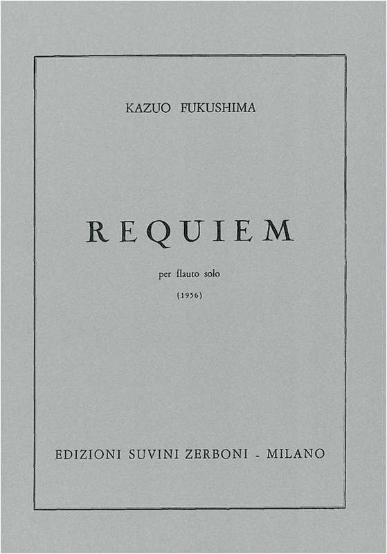 Fukushima - Requiem For Flute Solo (1956) (Softcover Book)