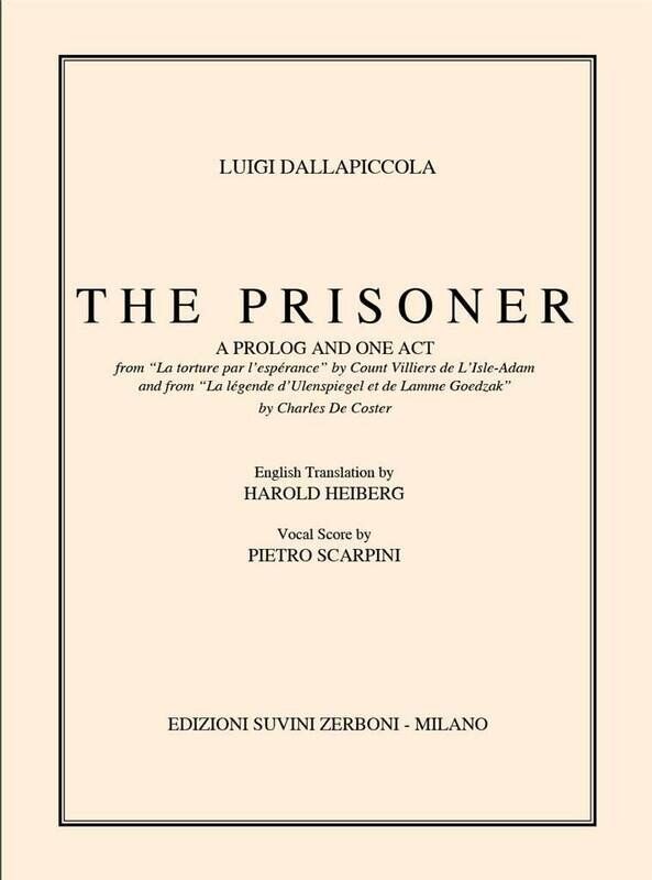 Dallapiccola - The Prisoner Vocal Score ITA/ENG