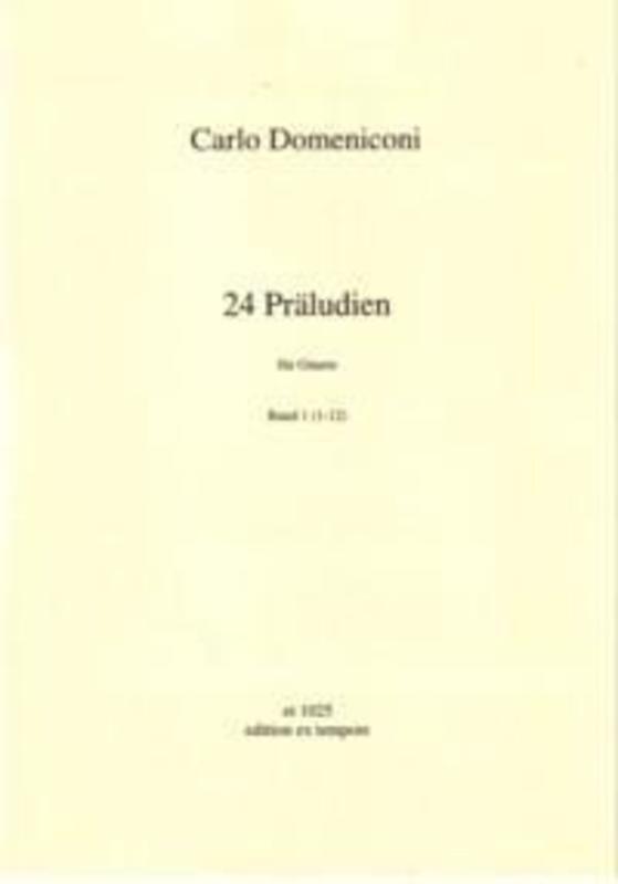 Domeniconi - 24 Preludes Book 1 (1-12) (Softcover Book)