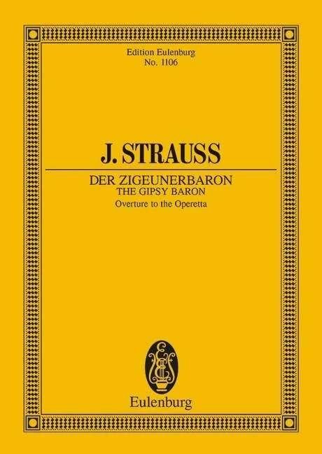 Strauss - The Gipsy Baron Study Score, Eulenburg, 48 Pages