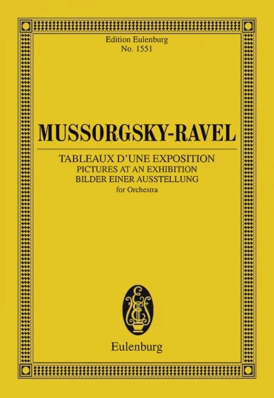 Mussorgsky/Ravel: Pictures at an Exhibition — Orchestra Study Score (Eulenburg)